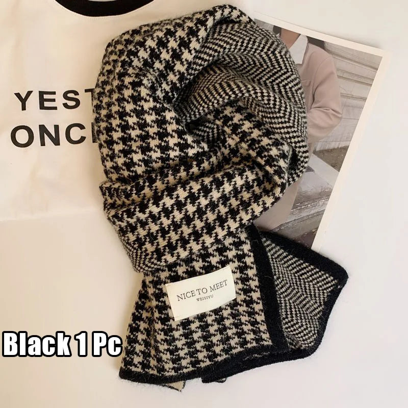 Double-Sided Knit Scarf