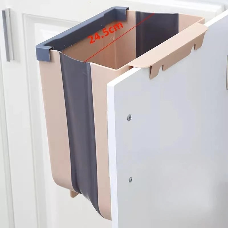 Folding Cabinet Door Trash Can