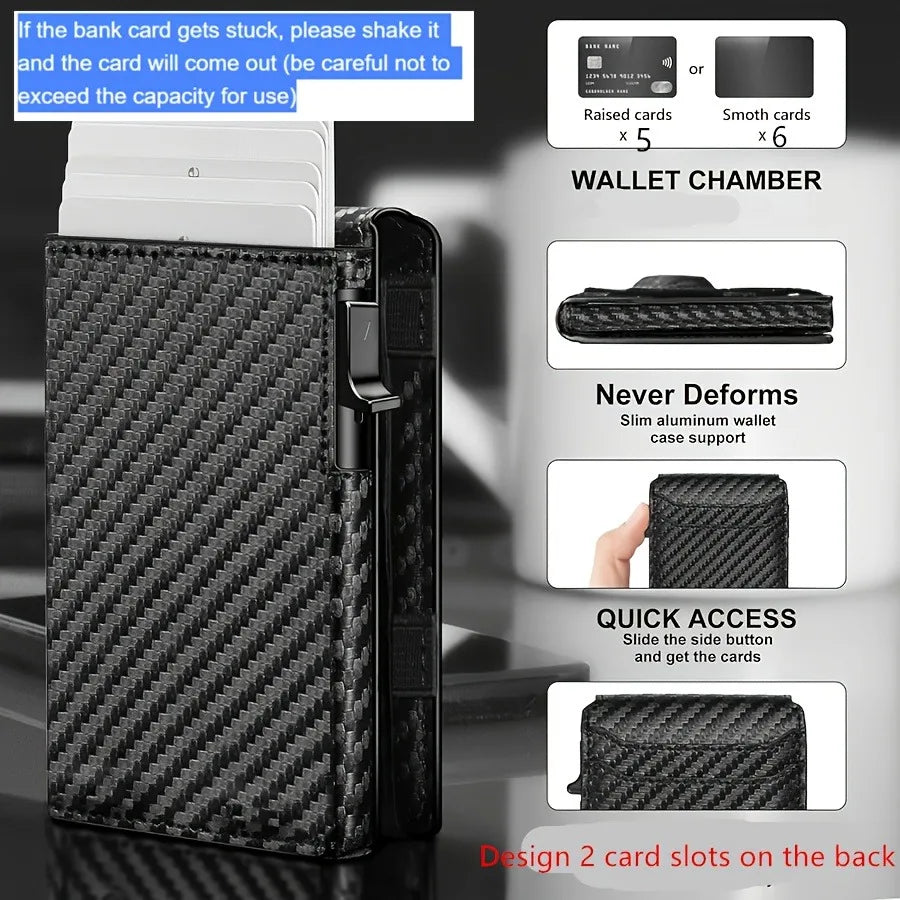 Magnetic Aluminum Card Holder