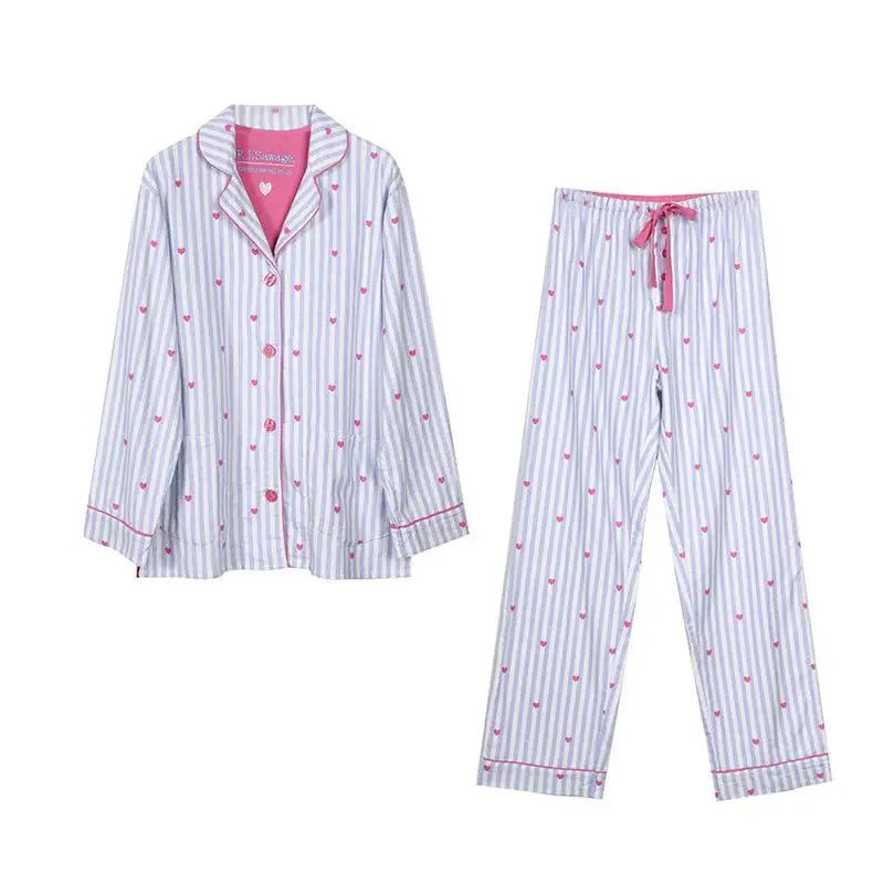 Women's Cartoon Print 2-Piece Pajama Set