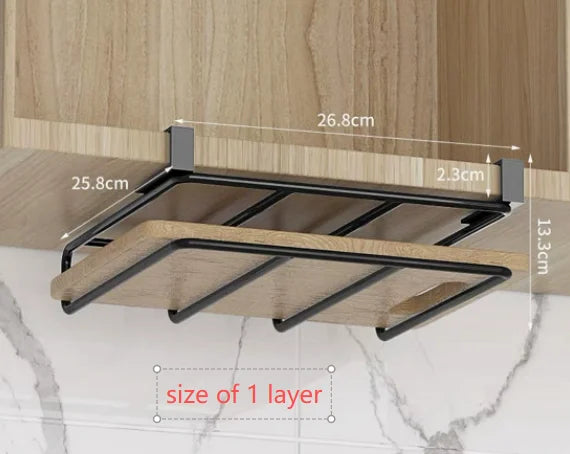 Under-Cabinet Hanging Organizer Rack