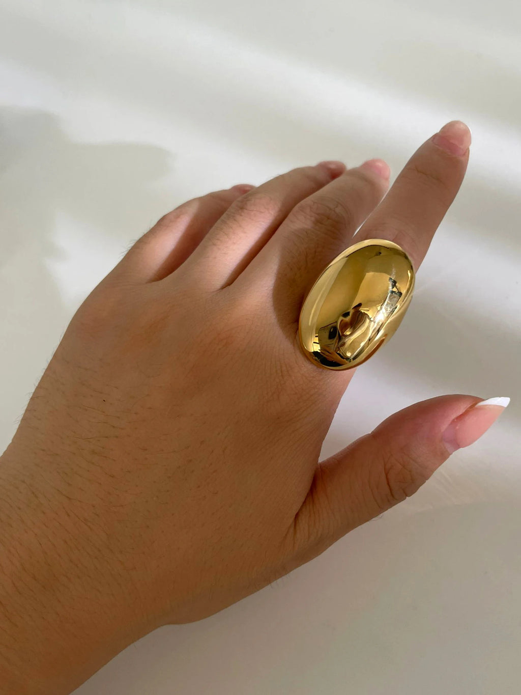 Chunky Gold Dome Ring