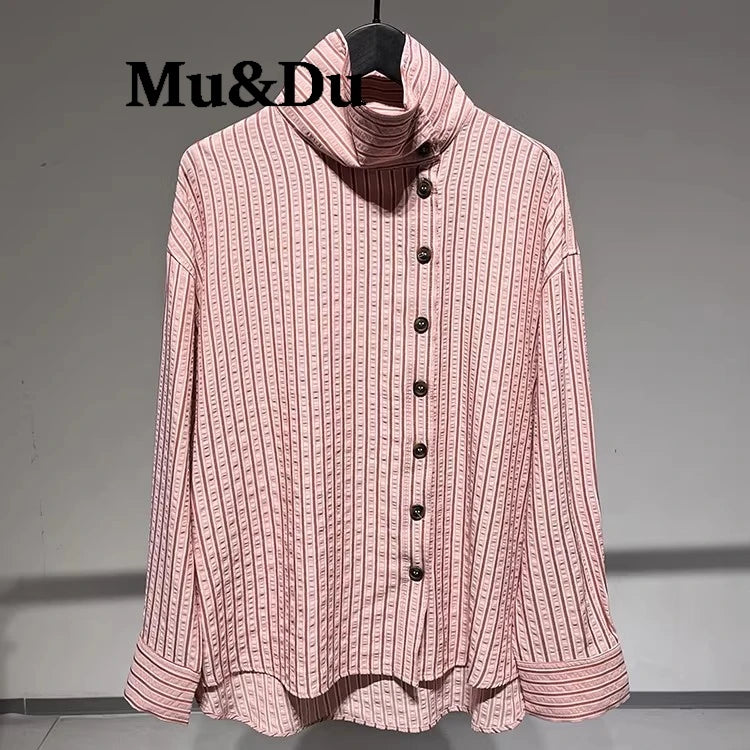 Women's Pink Striped Shirt