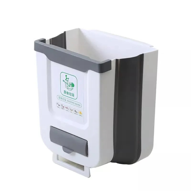 Folding Cabinet Door Trash Can
