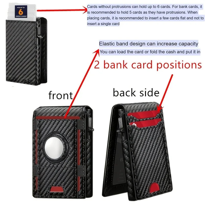 Magnetic Aluminum Card Holder
