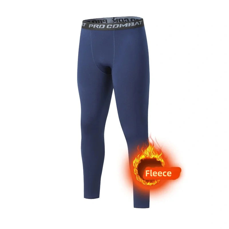 Men's Fleece Thermal Leggings