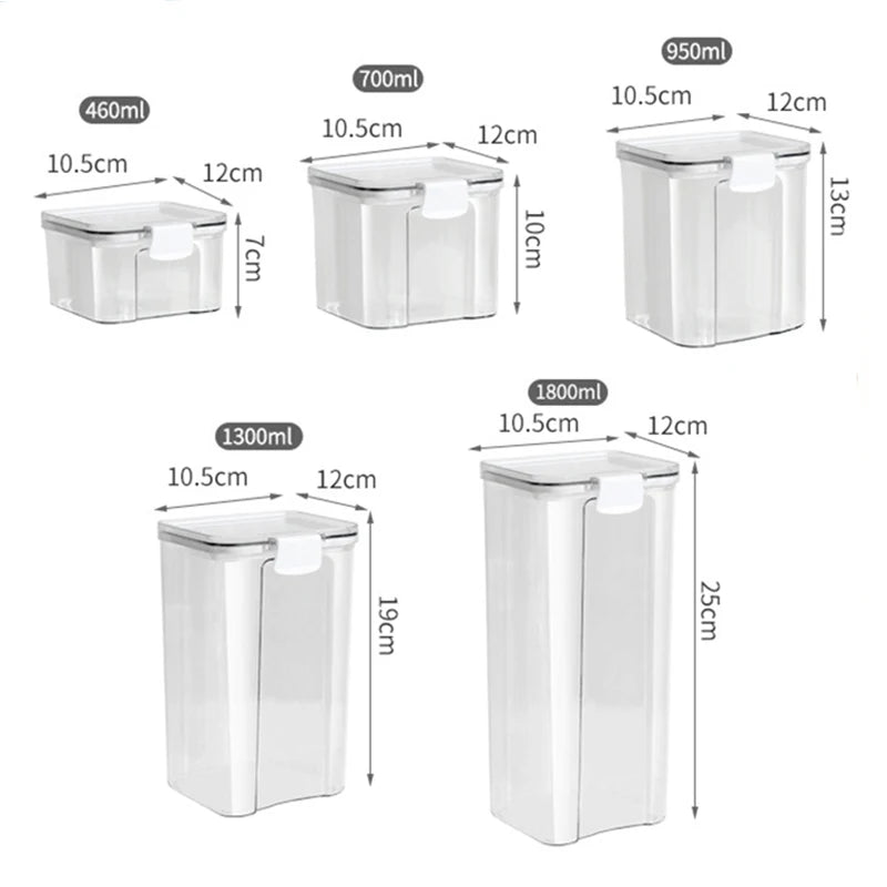 Sealed Food Storage Jars