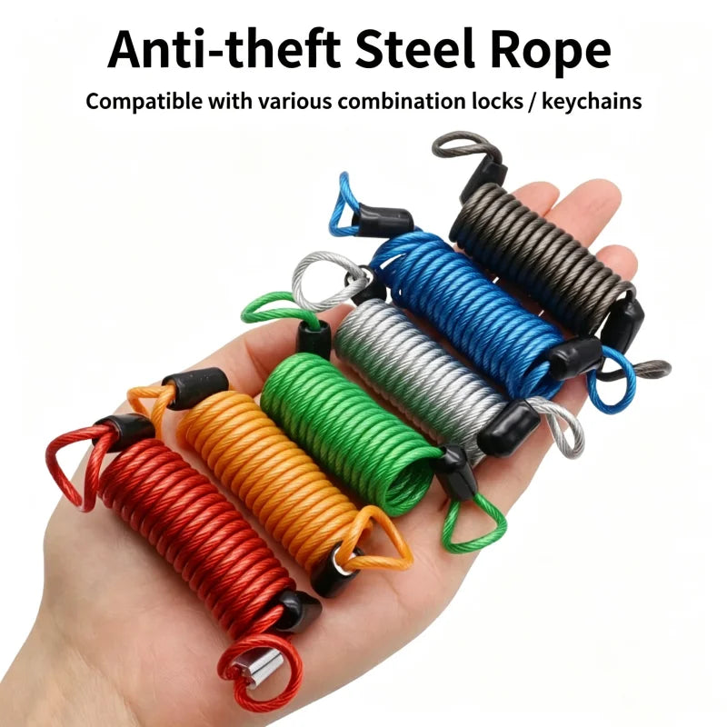 Retractable Steel Wire Keychain