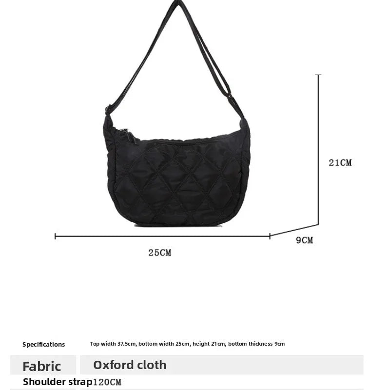 Women's Crossbody Bag with Bunny Charm