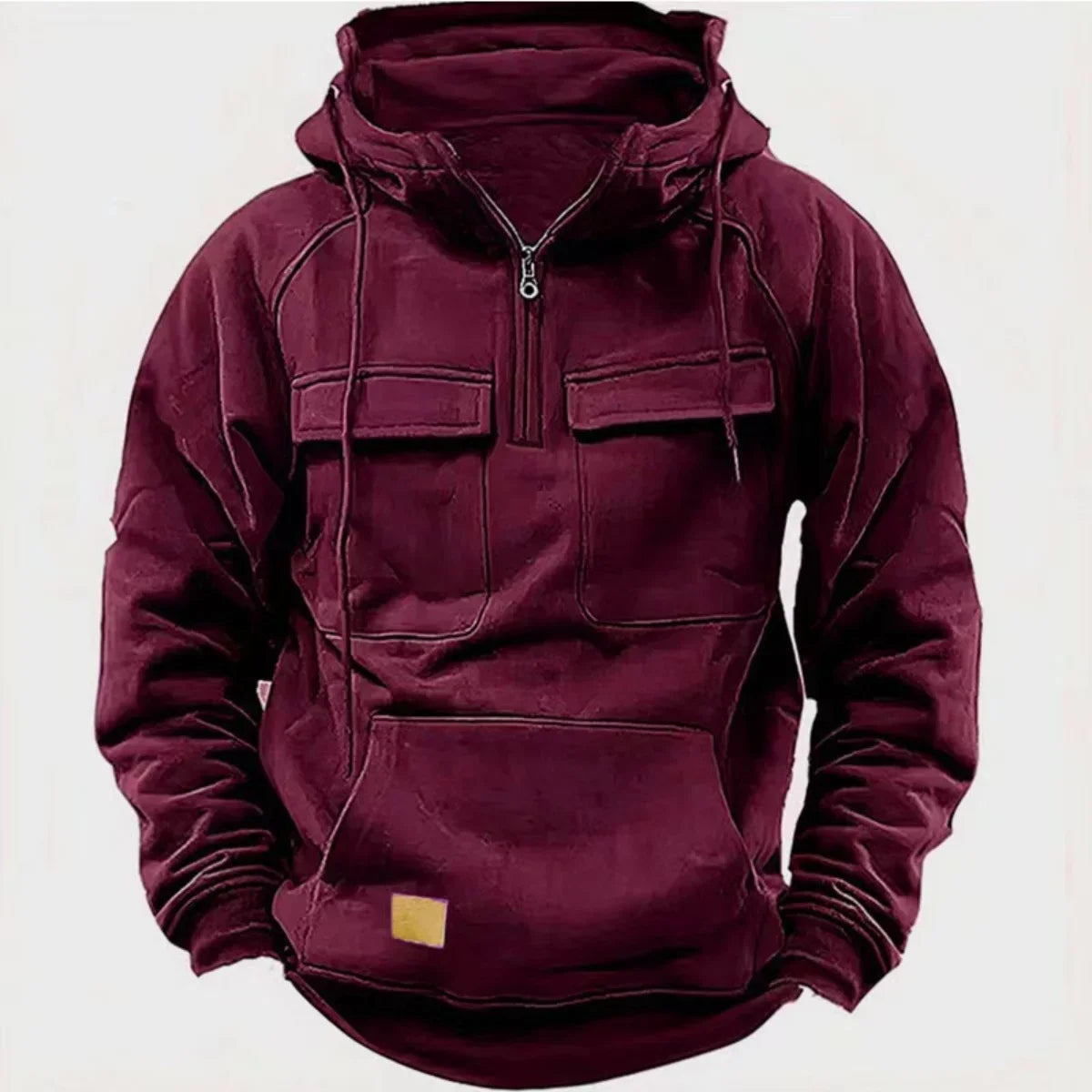 Men's Vintage Half-Zip Hoodie