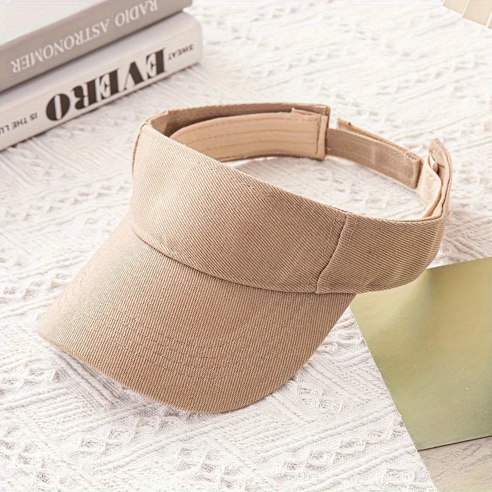 [Adjustable Breathable Sporty Sun Visor] Sporty Sun Visor Cap - Breathable, Adjustable Baseball Hat for Outdoor Activities