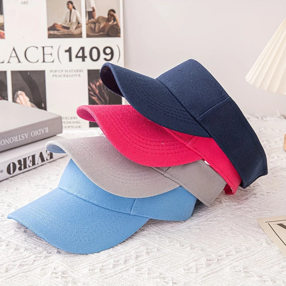 [Adjustable Breathable Sporty Sun Visor] Sporty Sun Visor Cap - Breathable, Adjustable Baseball Hat for Outdoor Activities