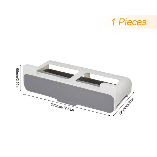 Self-Adhesive Under-Shelf Spice Rack