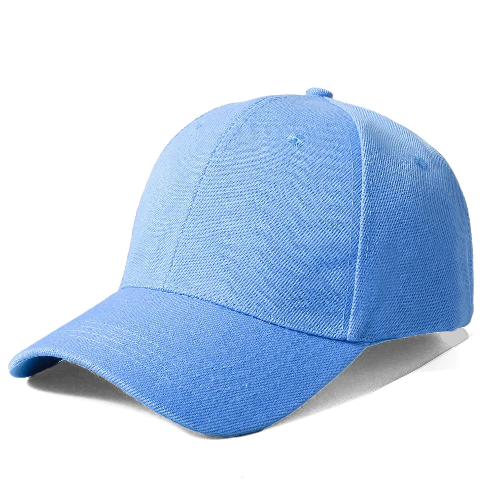 Classic Plain Baseball Cap for Men and Women, Multi Colors Available