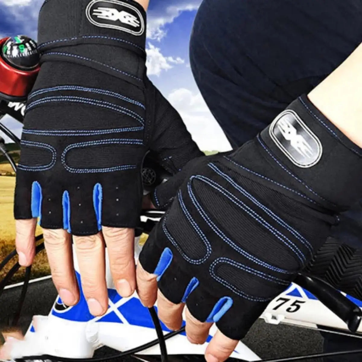 Gym Gloves with Wrist Wrap