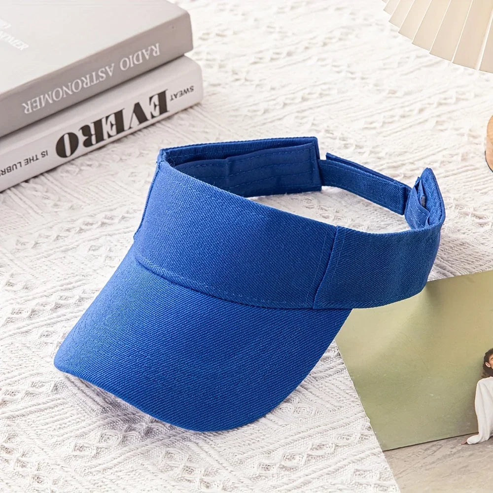 [Adjustable Breathable Sporty Sun Visor] Sporty Sun Visor Cap - Breathable, Adjustable Baseball Hat for Outdoor Activities