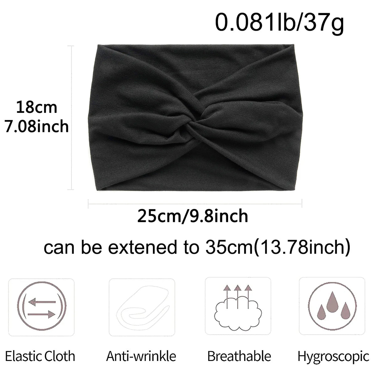 Wide Twisted Headband