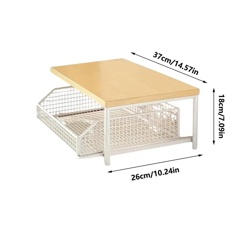 Double-Layer Countertop Organizer Shelf