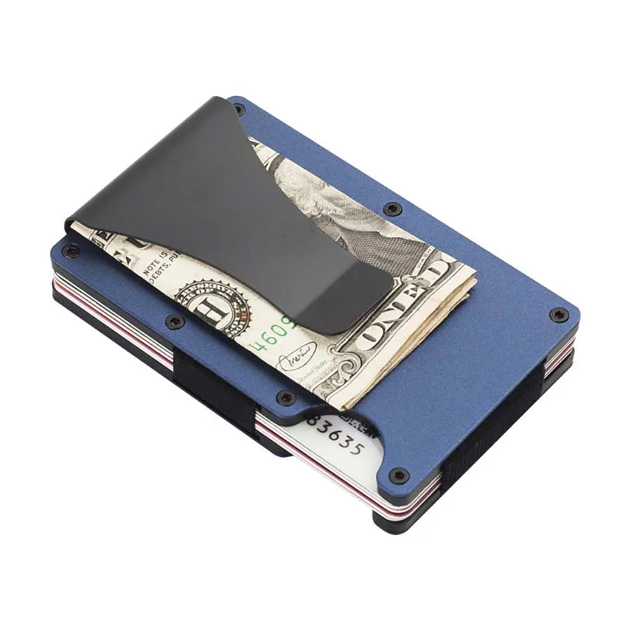 Slim Card Wallet with Money Clip
