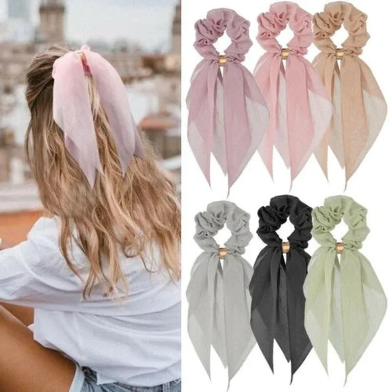 Ribbon Tail Scrunchies