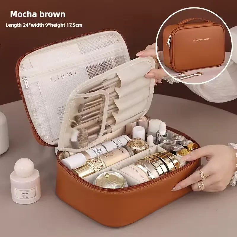 Double-Layer Cosmetic Bag