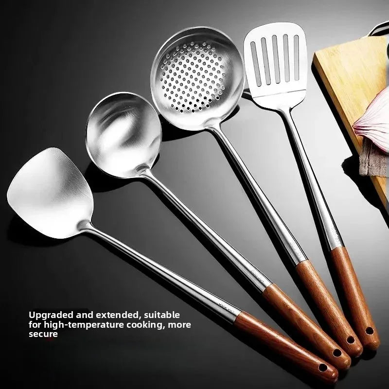 Wok Spatula and Ladle Set
