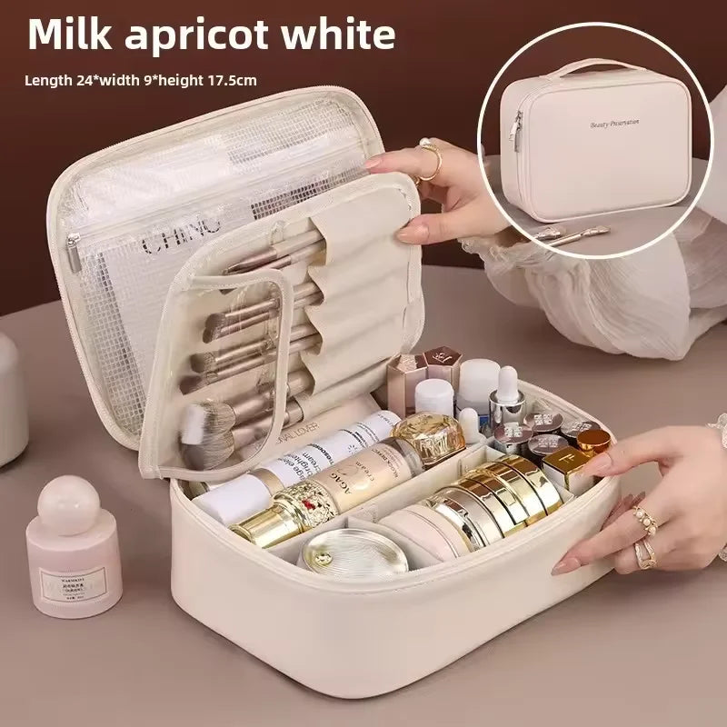 Double-Layer Cosmetic Bag