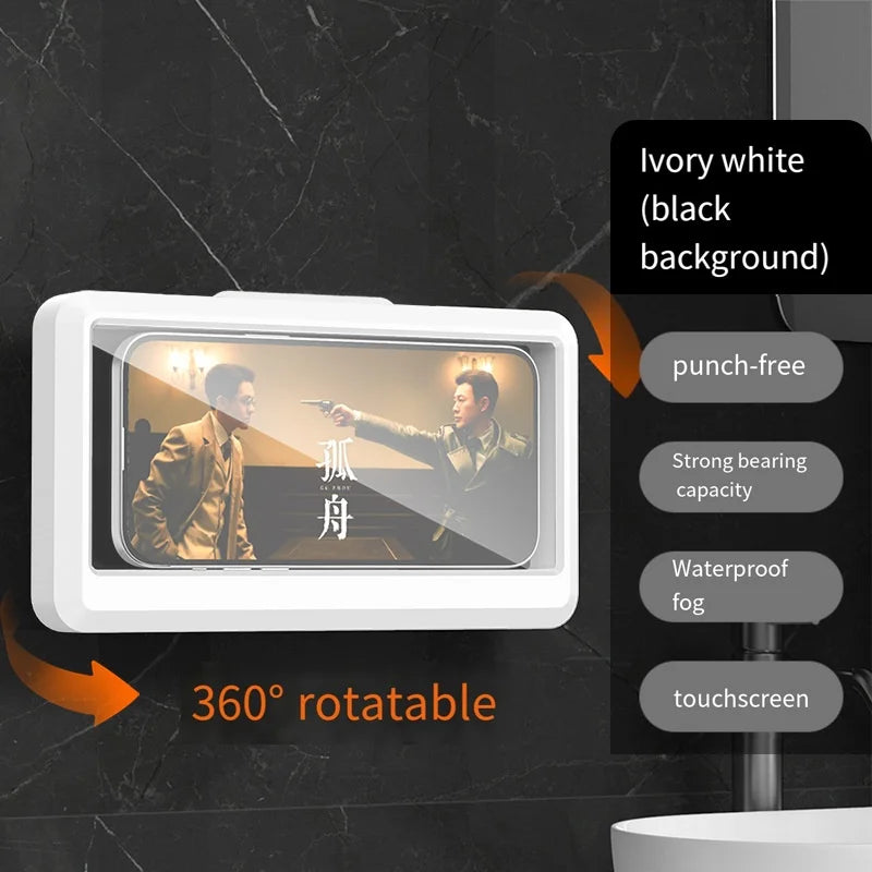Self-Adhesive Shower Phone Holder Case