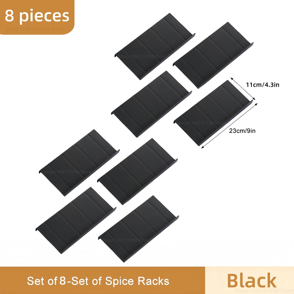 4-Tier Adjustable Drawer Spice Rack
