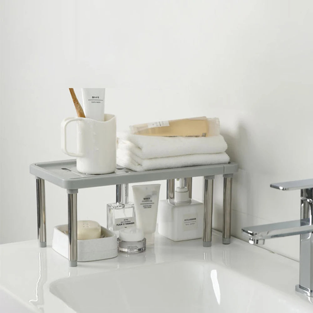 Retractable Cabinet Spice Bottle Rack