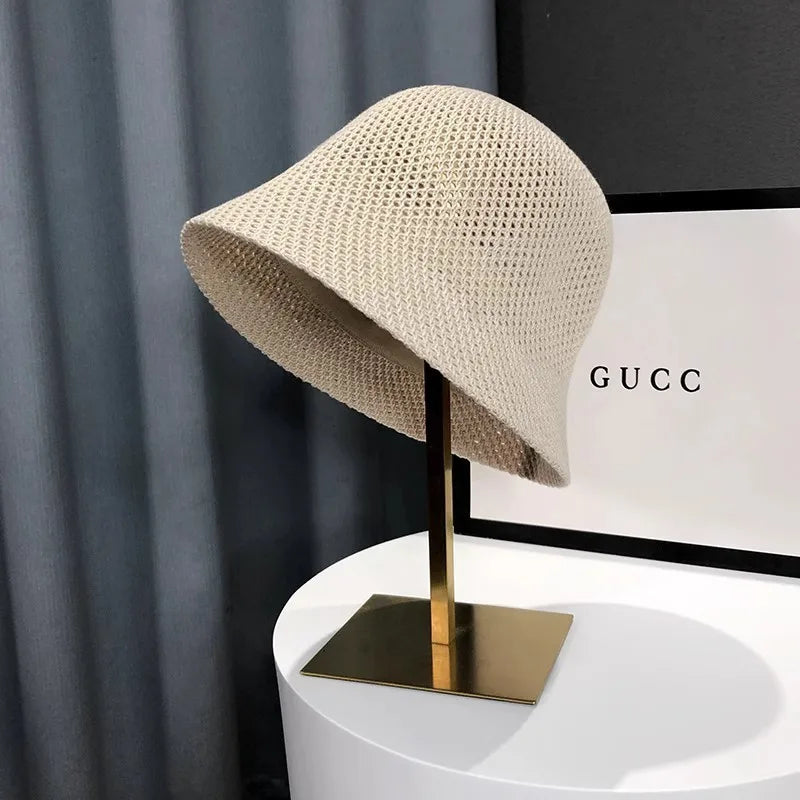 Wide-Brim Bucket Hat