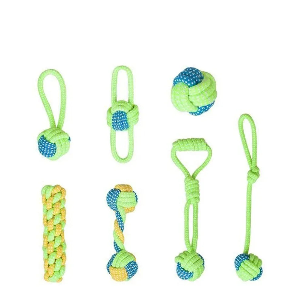 Dog Rope Ball Tug Toy