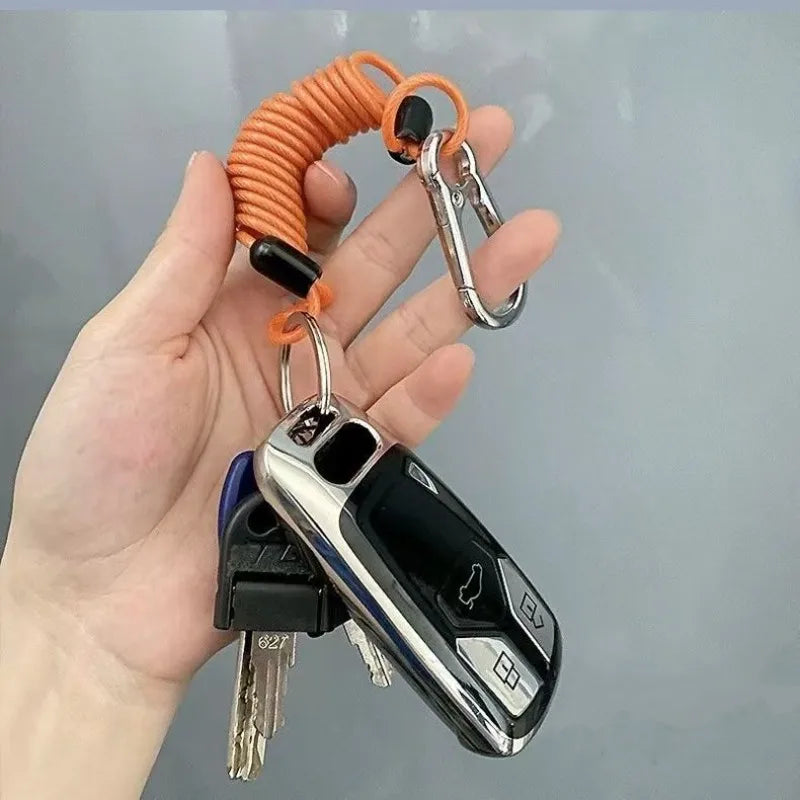 Retractable Steel Wire Keychain