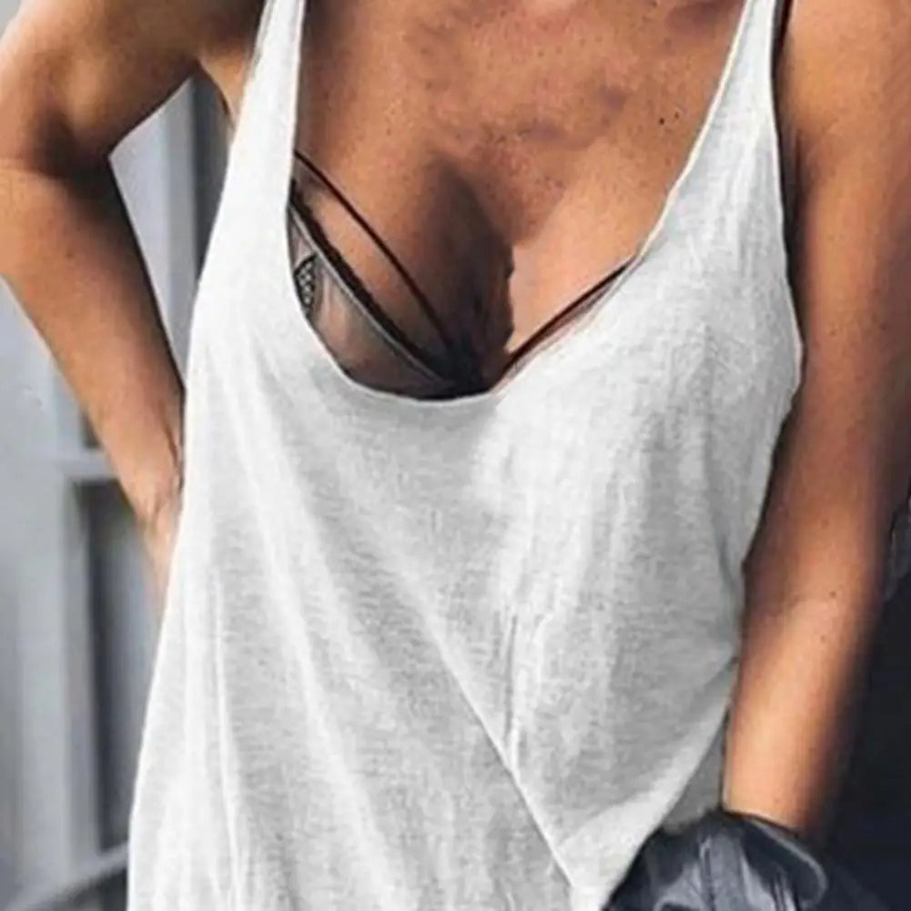 Women's Sleeveless U-Neck Tee
