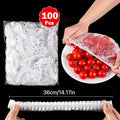 Disposable Food Covers, 100 Pack