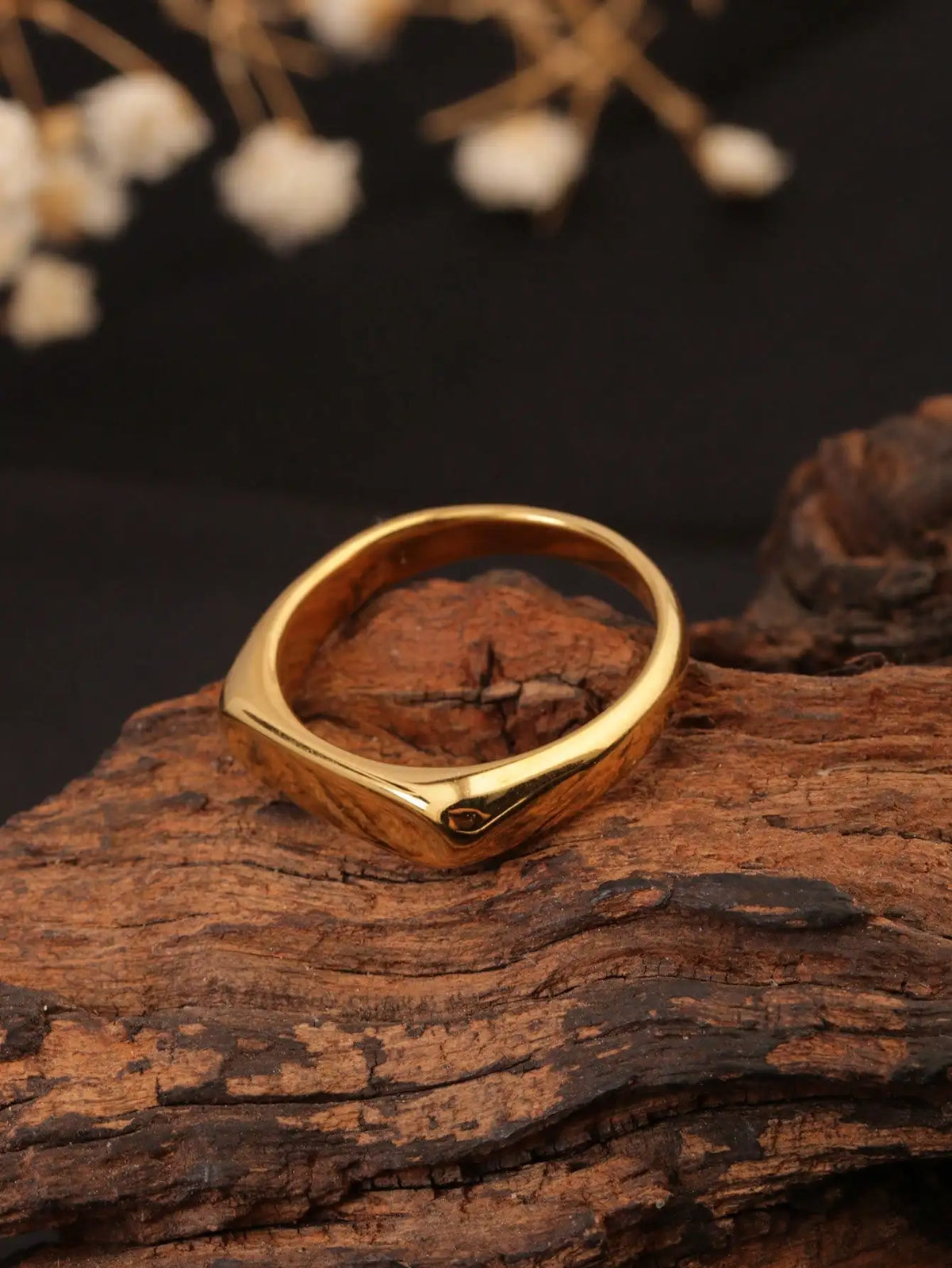 Plain Gold Signet Ring