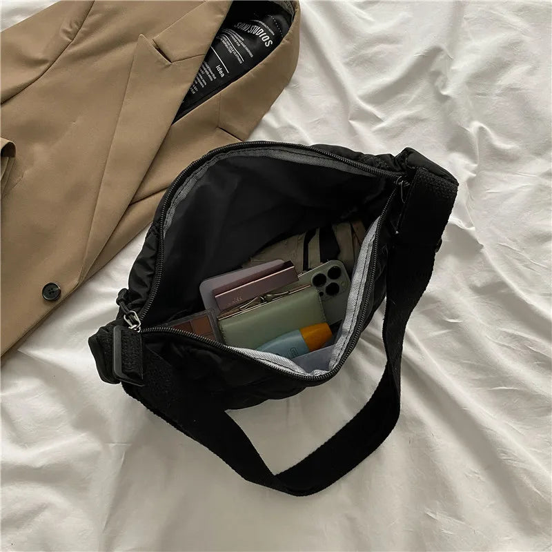 Women's Crossbody Bag with Bunny Charm