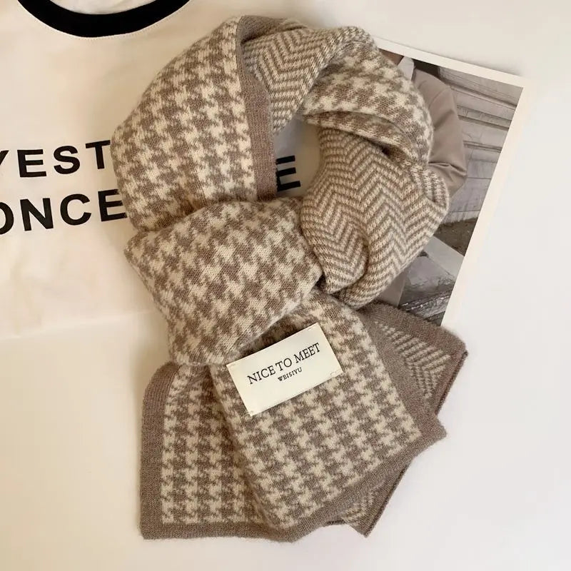 Double-Sided Knit Scarf
