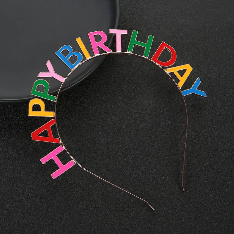 Adult Birthday Rhinestone Tiara Headband