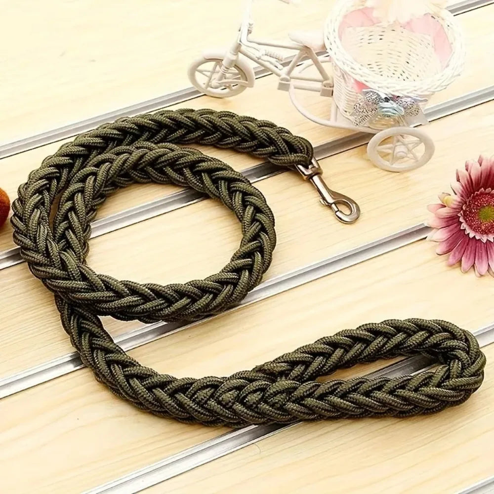 Braided Dog Training Leash for Large Dogs