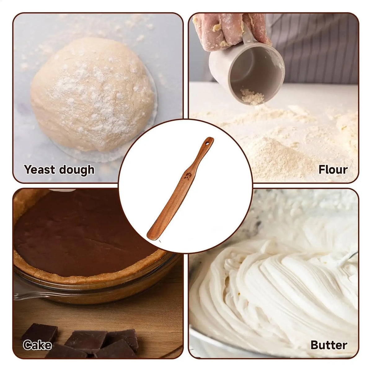 Slotted Kitchen Spatula and Stir Stick