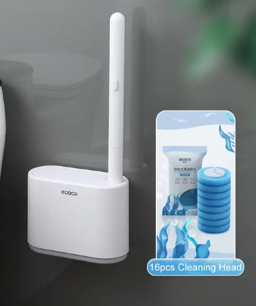 Disposable Toilet Brush with Cleaning Liquid