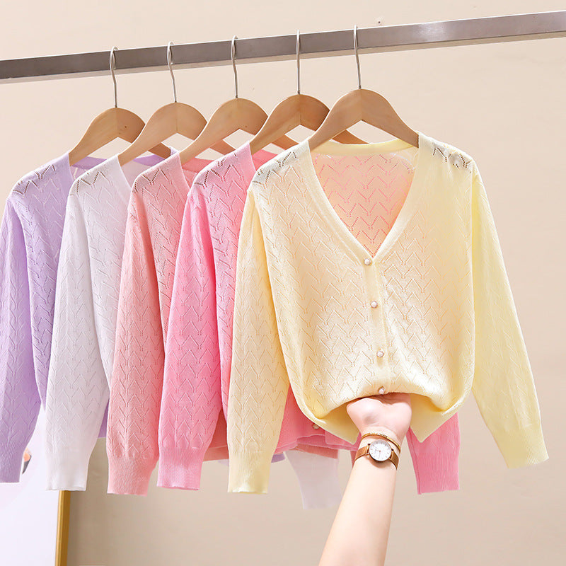 Kids' Knit UV Protection Cardigan