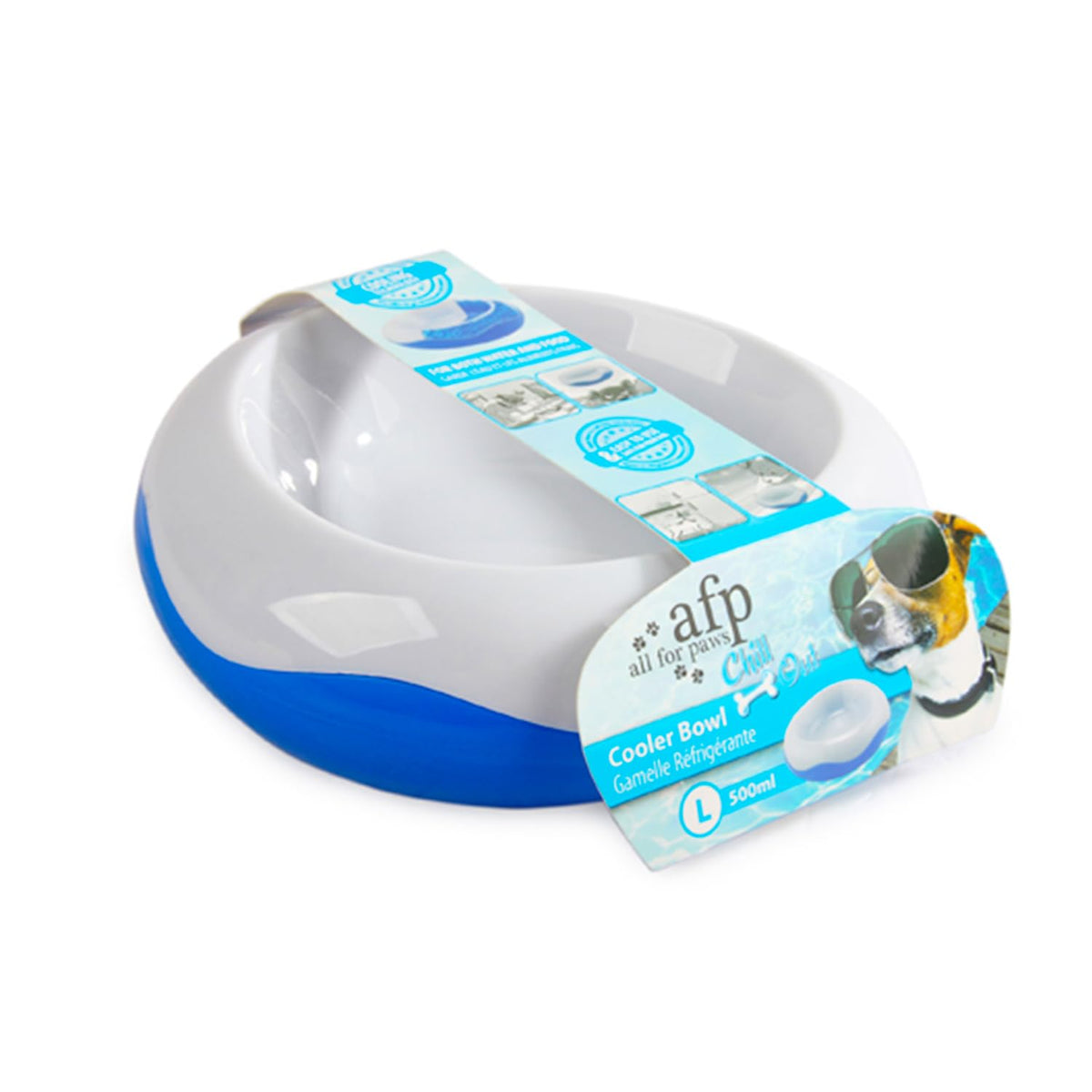 ALL FOR PAWS Chill Out Dog Cooler Bowl