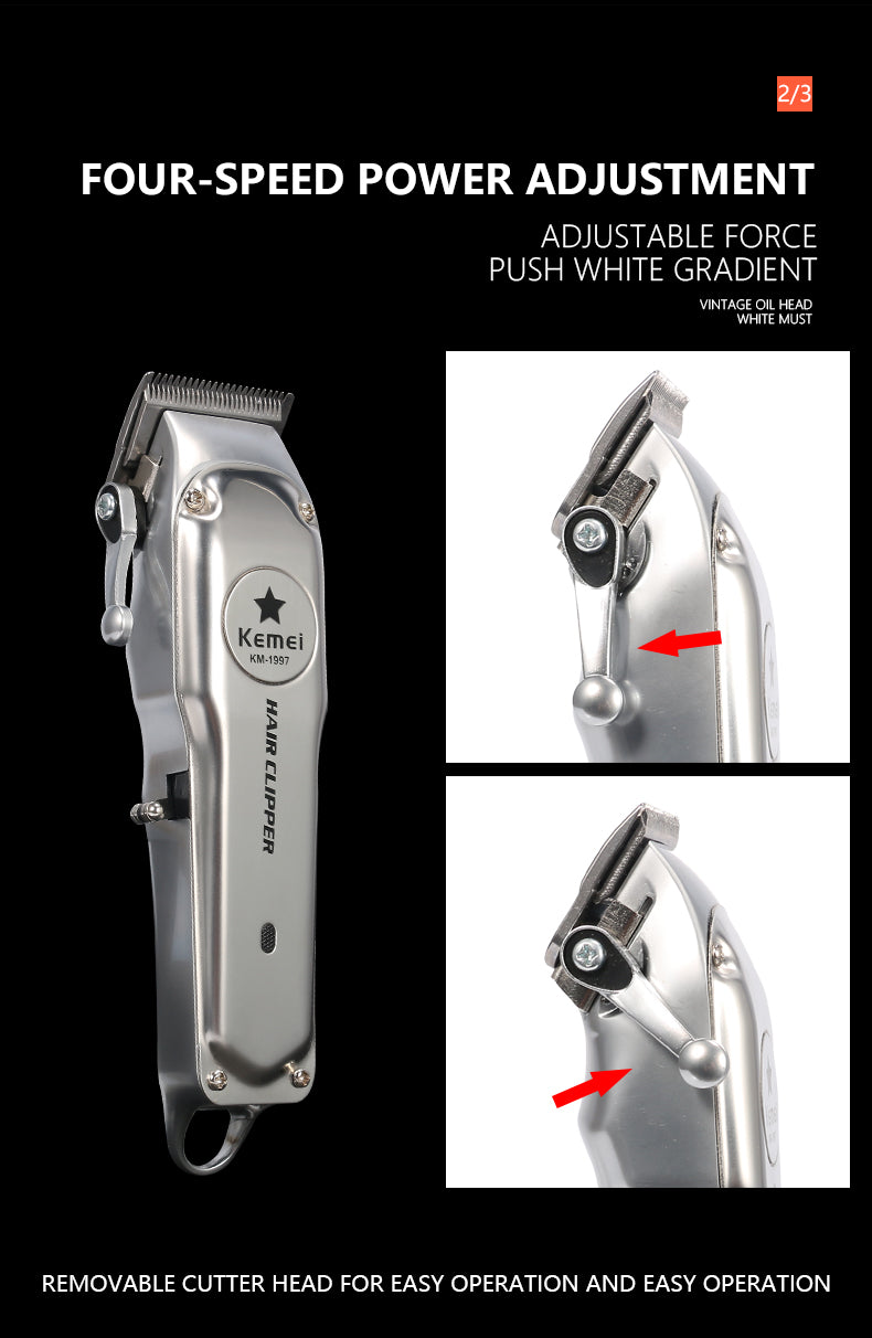 Kemei Rechargeable Hair Clipper for Men