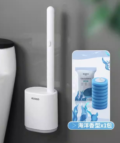 Disposable Toilet Brush with Cleaning Liquid